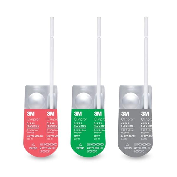 CLINPRO CLEAR L-POP FLUORIDE MENTA 100U - 3M