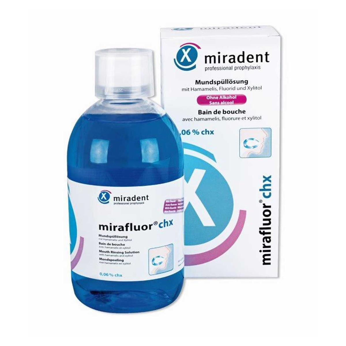 COLUTORIO MIRAFLUOR CLORHEXIDINA 500ML - HAGER & WERKEN