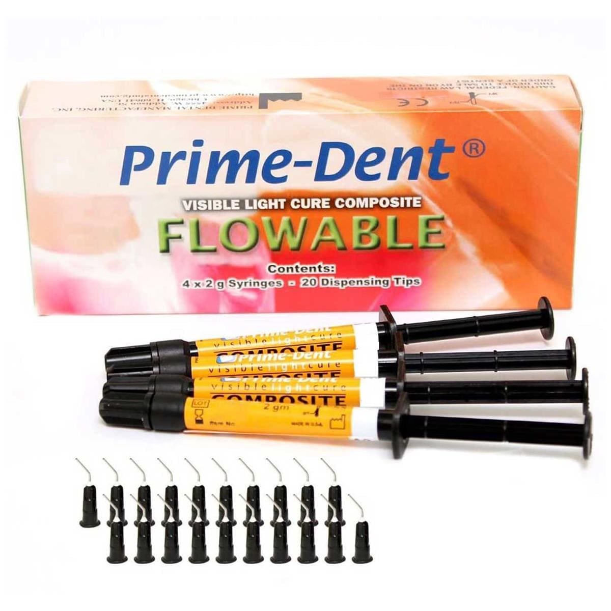 COMPOSITE FLOWABLE KIT SURTIDO 4X2GR - PRIME DENT