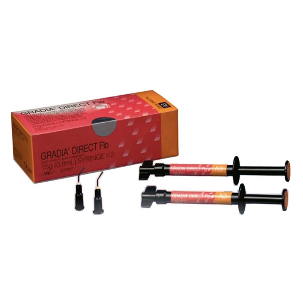 COMPOSITE GRADIA DIRECT FLO A3,5 2 JERINGAS 1,5GR - GC
