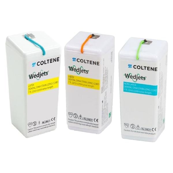 CORDON WEDJETS SIN LATEX GRUESO AZUL 2M - HYGENIC