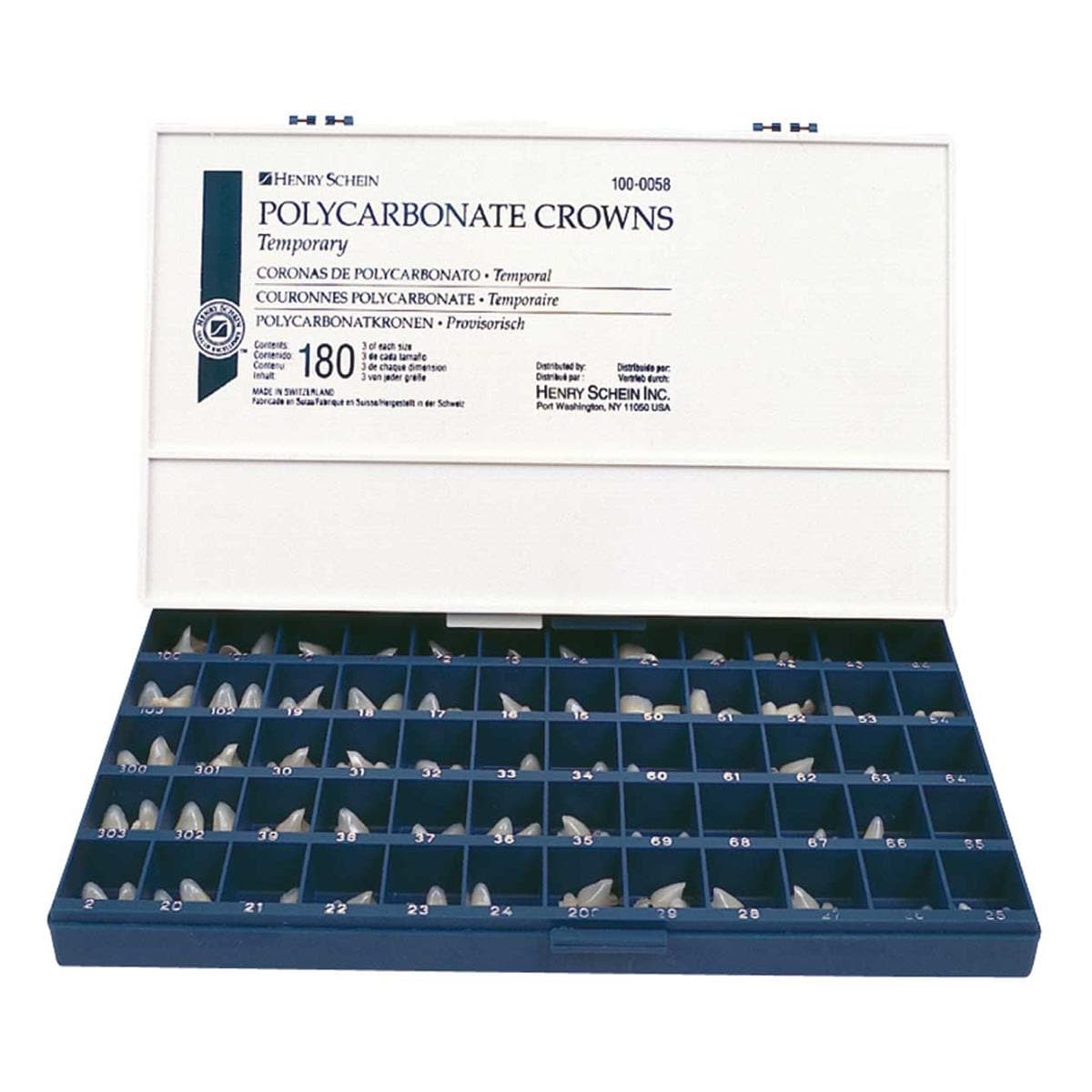 CORONA POLICARBONATO -180 KIT 180U - HENRY SCHEIN