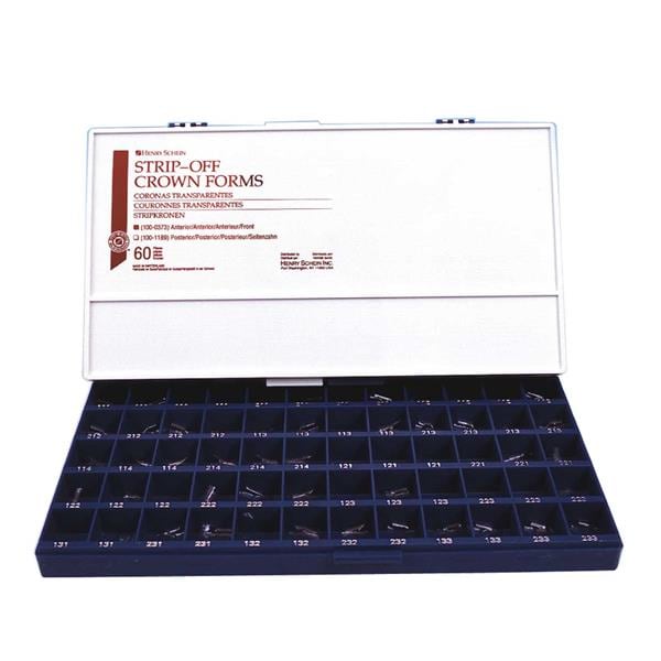 CORONA PROVISIONAL DE ACETATO SURTIDO ANTERIOR 60U - HENRY SCHEIN