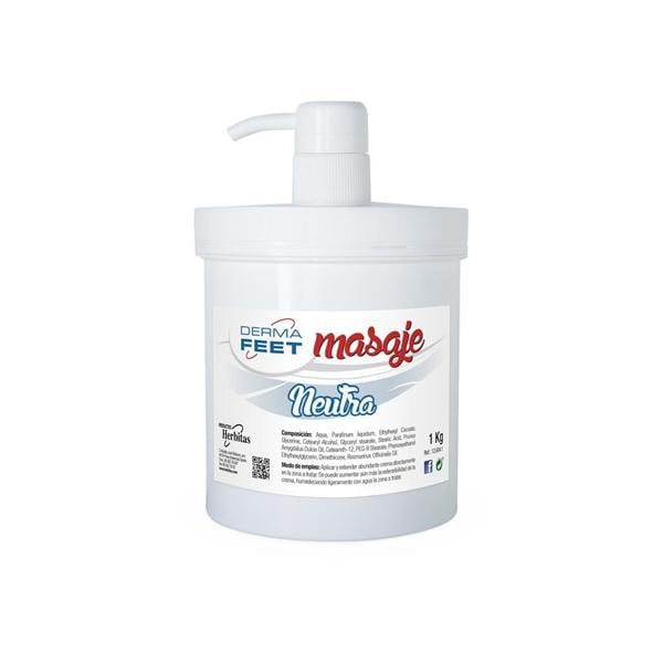 CREMA DE MASAJE NEUTRA 1KG DERMAFEET