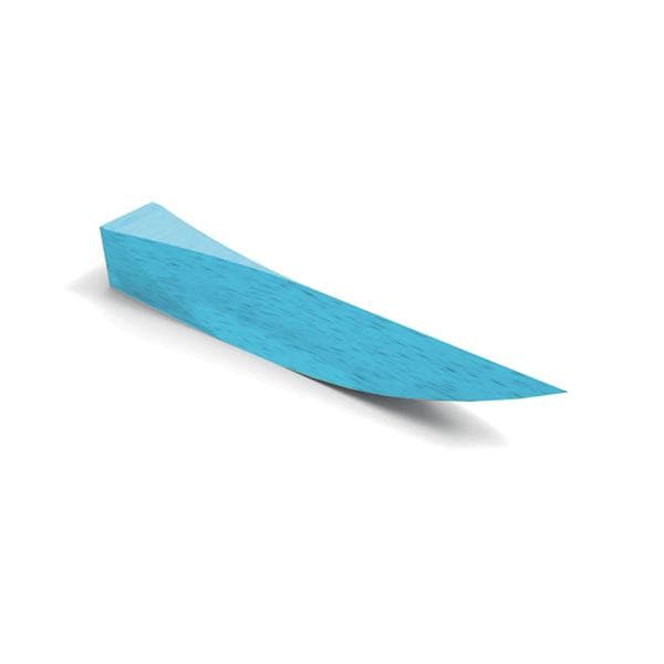 CUÑA INTERDENTAL 12MM AZUL BOLSA 100U - POLYDENTIA