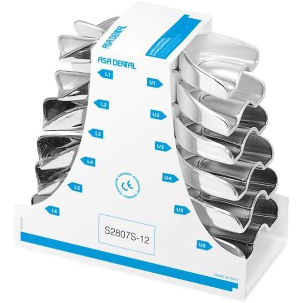 CUBETA INDIVIDUAL CON BORDE RETENTIVO SIN PERFORAR L1 XXS - ASA