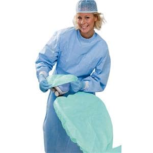 CUBRECABEZAL IMPER C/ELÁSTICO 24CM VERDE 60U - OMNIA