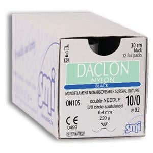 DACLON DOBLE AGU ESPAT 3/8 6,2MM 8/0 30CM 12U SMI