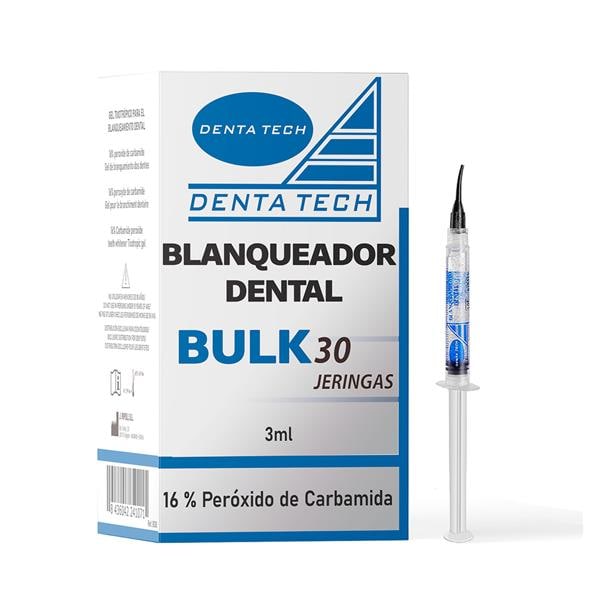 BLANQUEAMIENTO DENTATECH BULK 16% PC JERINGAS 30X3ML - DENTAFLUX