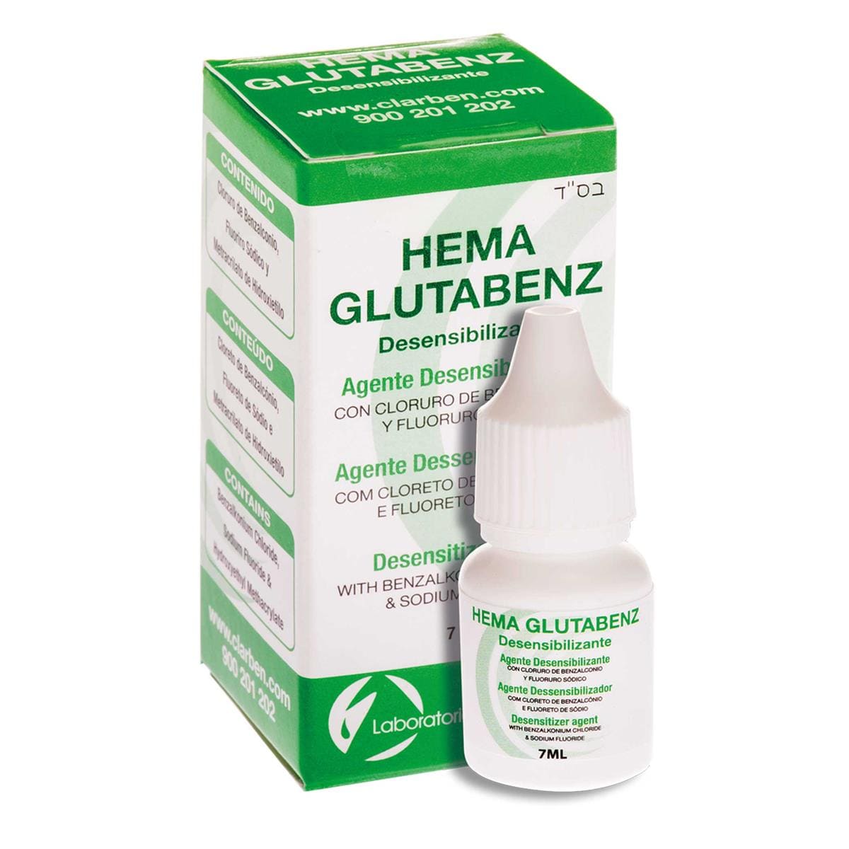 DESENSIBILIZANTE HEMA GLUTABENZ 7ML - CLARBEN