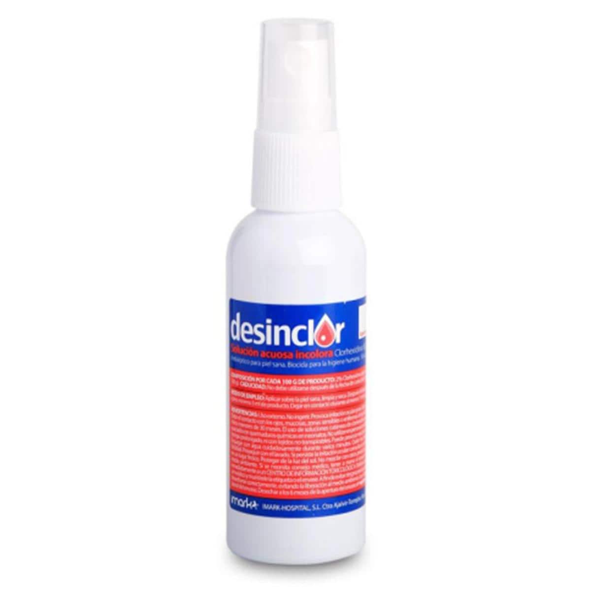 DESINCLOR 2% SOLUCIÓN ACUOSA INCOLORA SPRAY 50ML