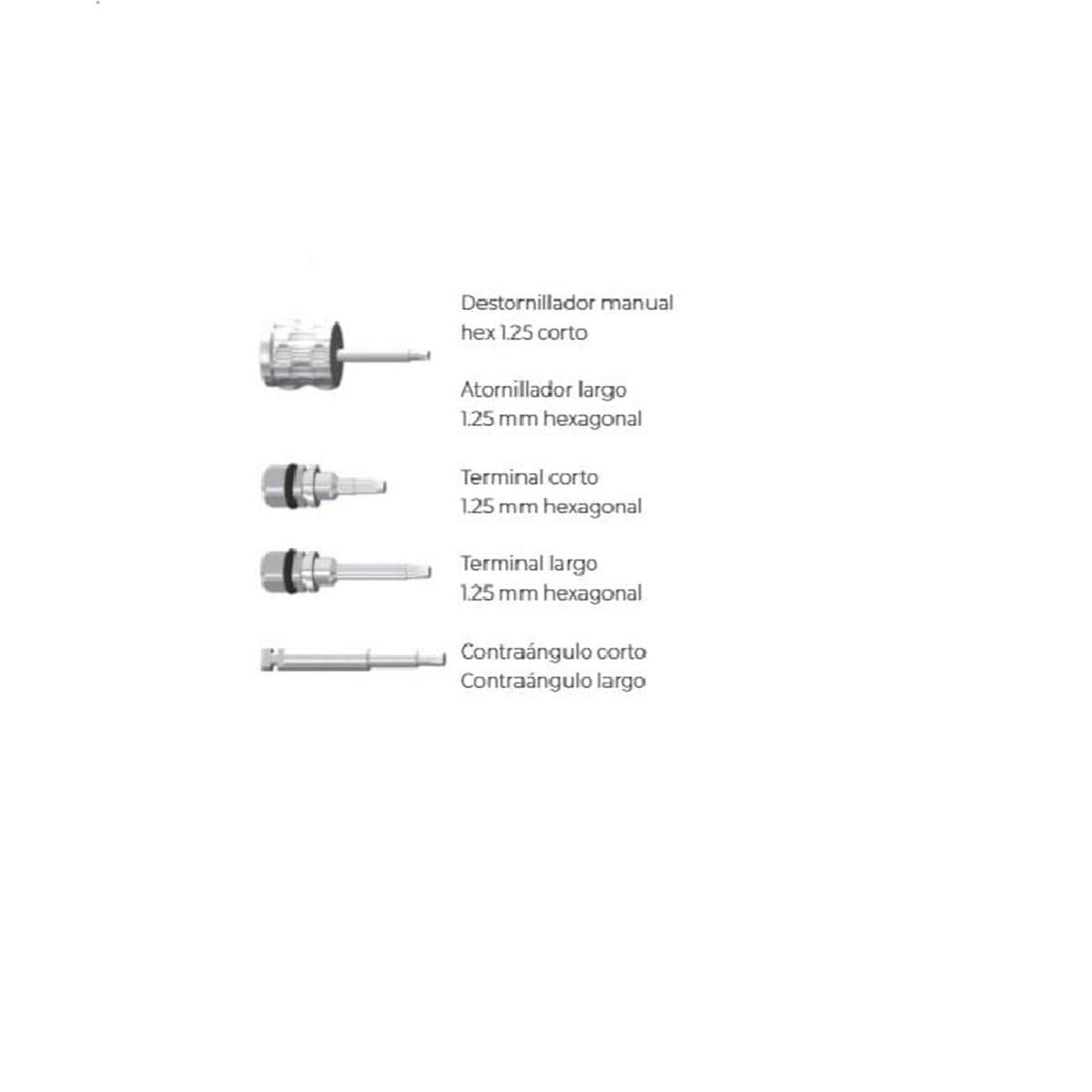 DESTORNILLADOR OSTEOPLUS P/CONTRAANGULO HEX CORTO - OSTEOPLUS