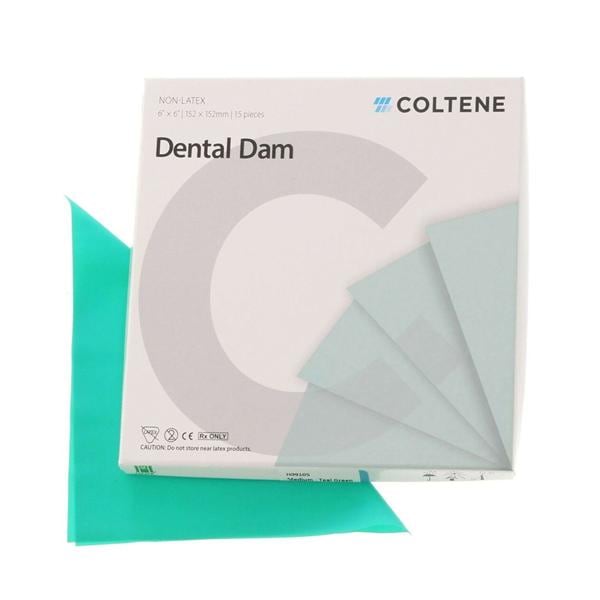 DIQUE DE GOMA PRECORTADO SIN LÁTEX 6X6 15U - HYGENIC