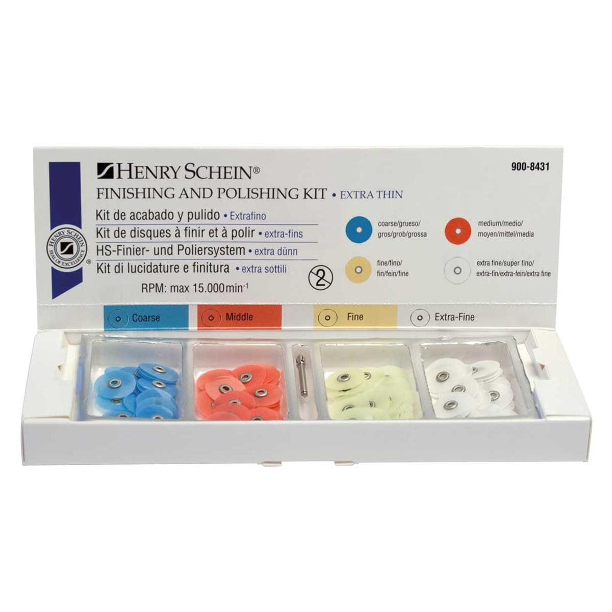 DISCOS PULIDO XT KIT 10MM 120U - HENRY SCHEIN
