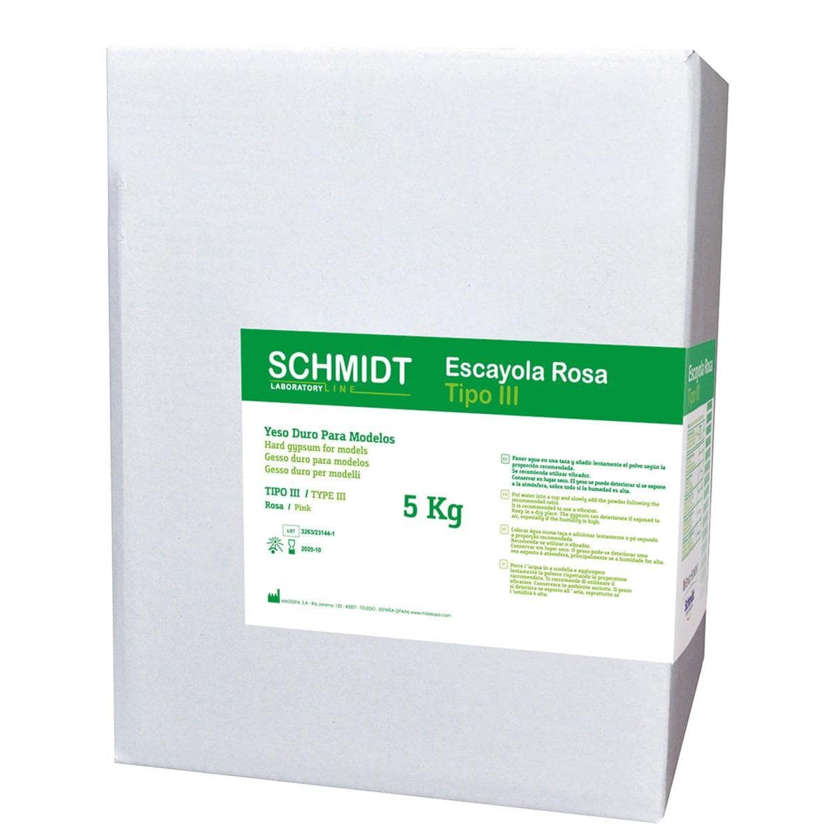 ESCAYOLA SCHMIDT LINE AZUL TIPO III 5 KG - SCHMIDT LINE
