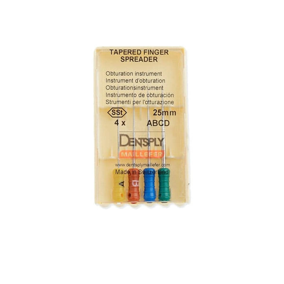 ESPACIADOR DIGITAL 25MM SURT. A-D 4U - DENTSPLY MAILLEFER