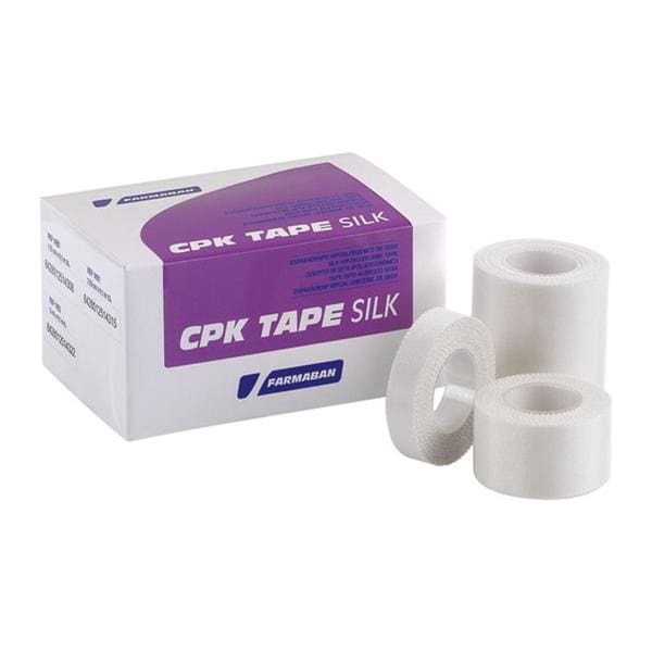 ESPARADRAPO DE SEDA CPK SILK 1,25 CM X 9,1 M 24U