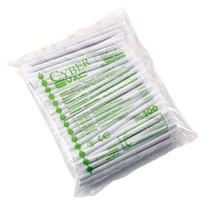 EYECTORES DESECHABLES DE SALIVA BLANCOS 100U - CYBERTECH