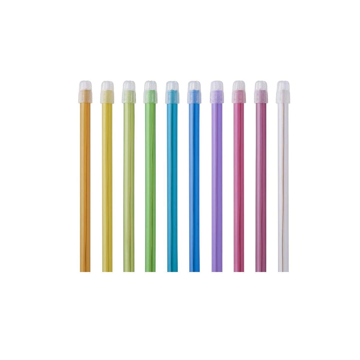 EYECTORES DE SALIVA MONOART 15CM TRANS. MORADO 100UDS - EURONDA