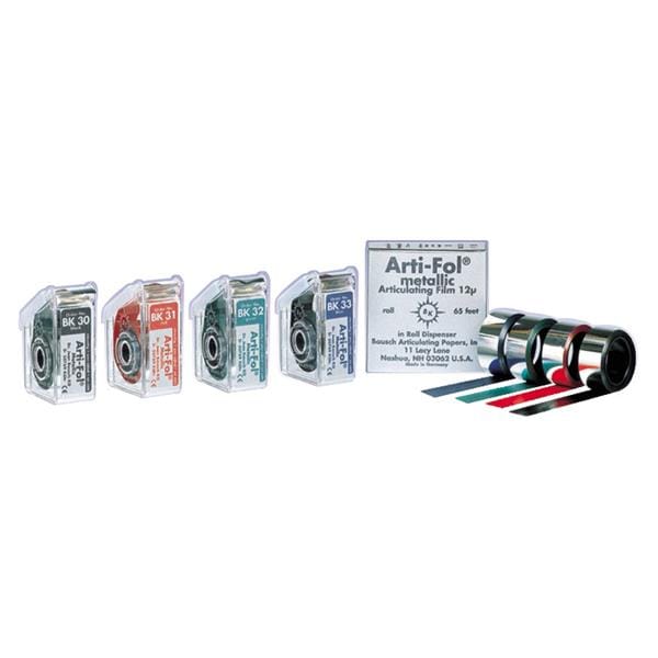 PAPEL ARTICULAR SHIMSTOCK METÁLICO 20M ROJO BK31 - DR.JEAN BAUSCH