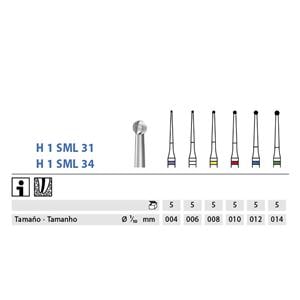 FRESA CARBURO ENDO TRACER H1SML34 205 004 5U - KOMET