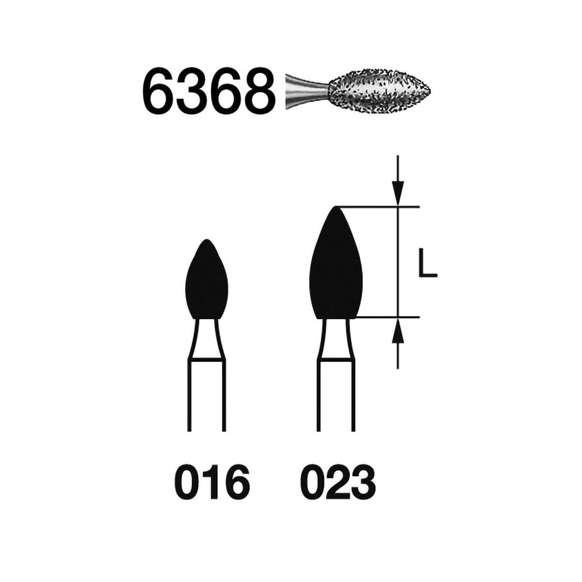 FRESA DIAMANTE FG 6368 G 314 016 5U - KOMET