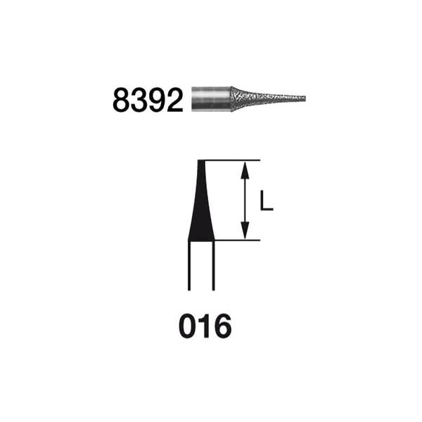 FRESA DIAMANTE FG 8392 F 314 016 5U - KOMET