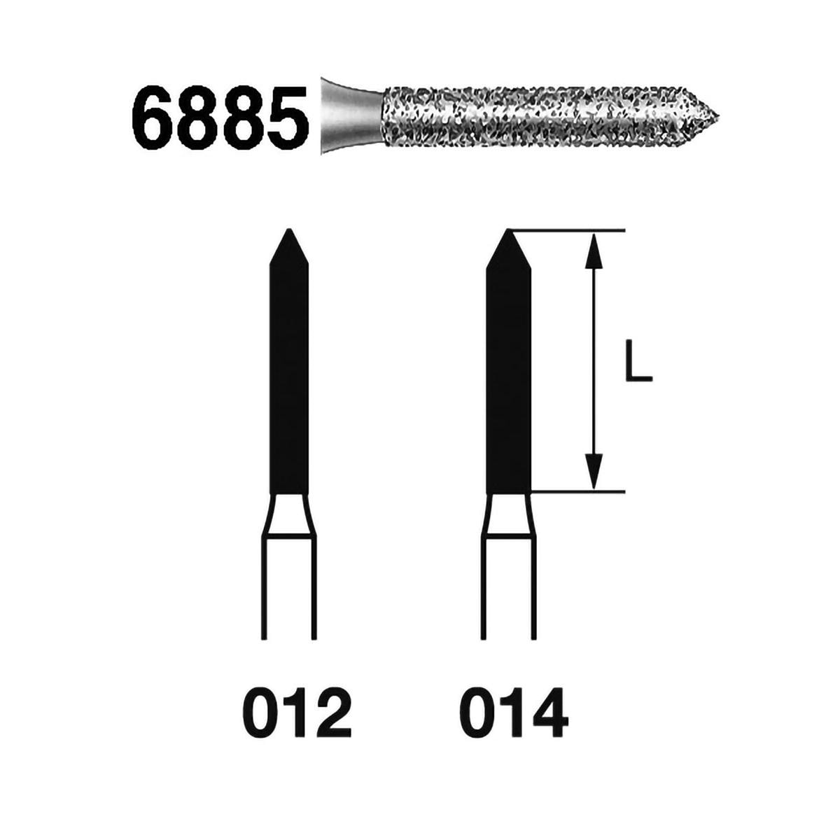 FRESA DIAMANTE FG 885 G 314 014 5U - KOMET