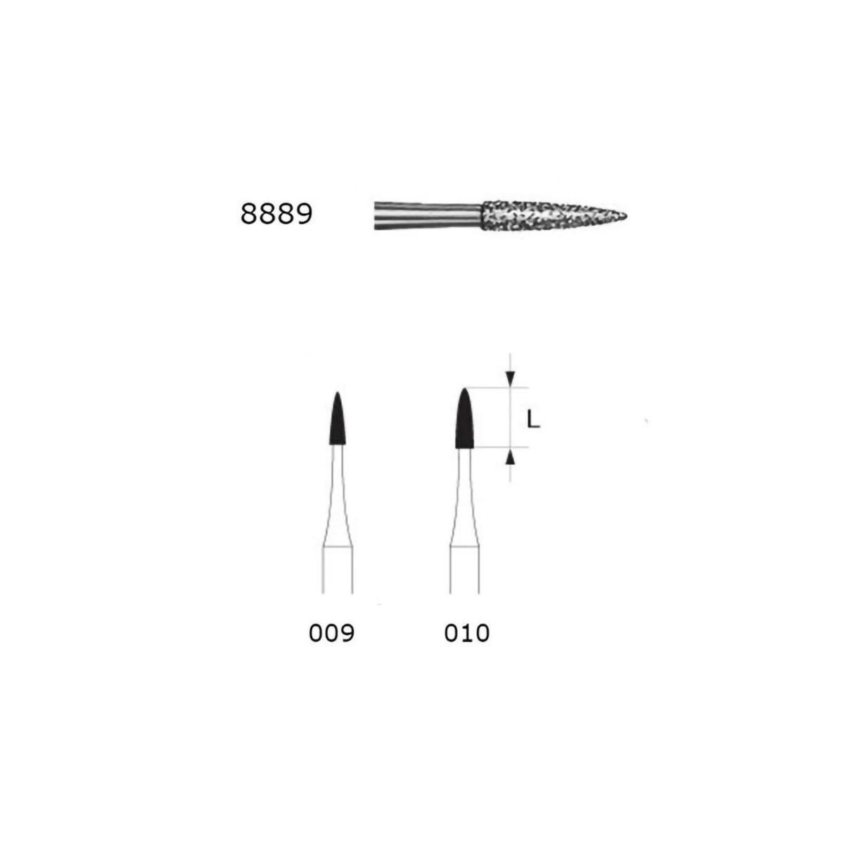 FRESA DIAMANTE FG 8889 F 314 009 5U - KOMET