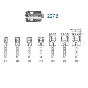 FRESA TREPANO IMPLANTES ESTÉRIL CA 227B 204 040 1U - KOMET