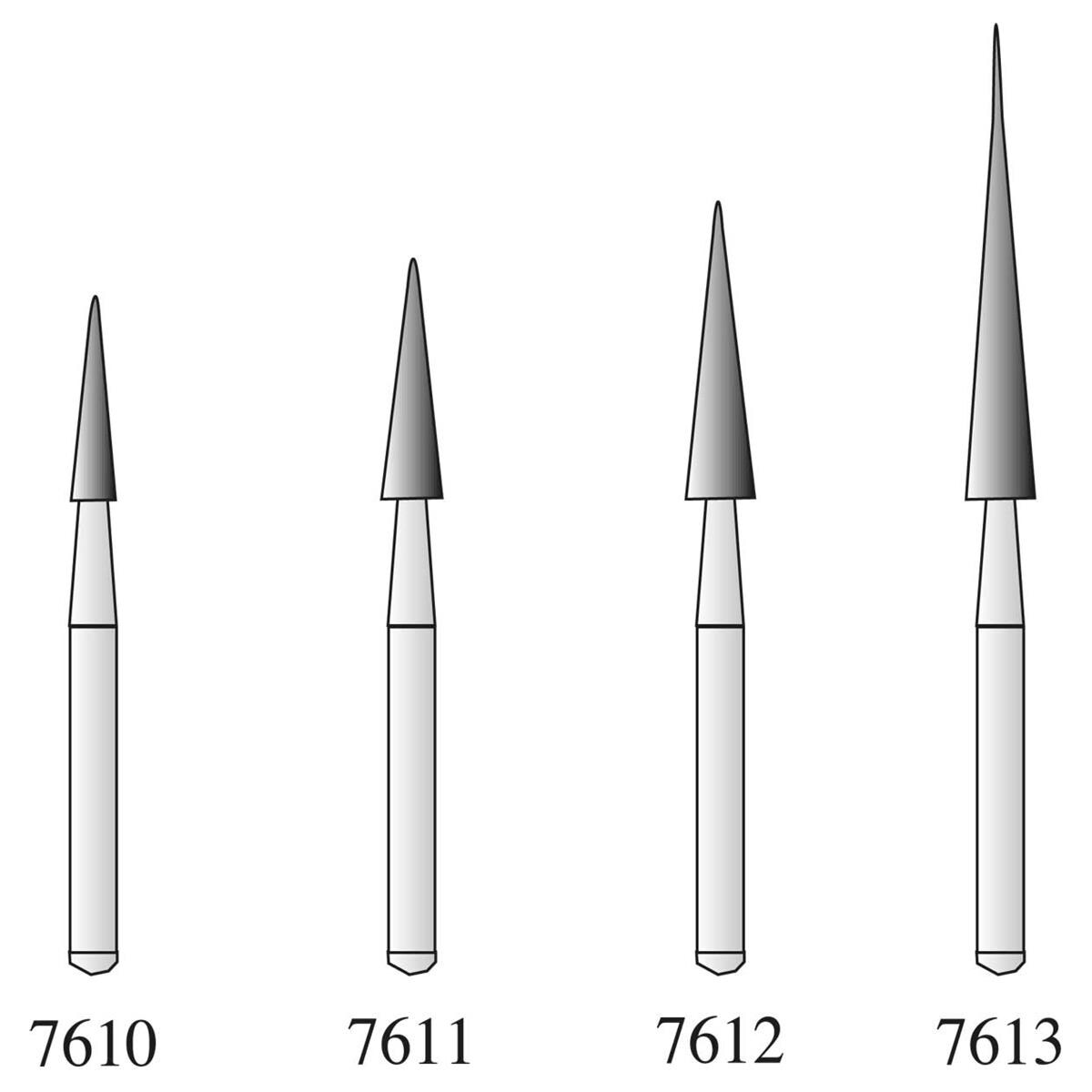 FRESA DE TUNGSTENO FG 19MM 7613 5U - HENRY SCHEIN