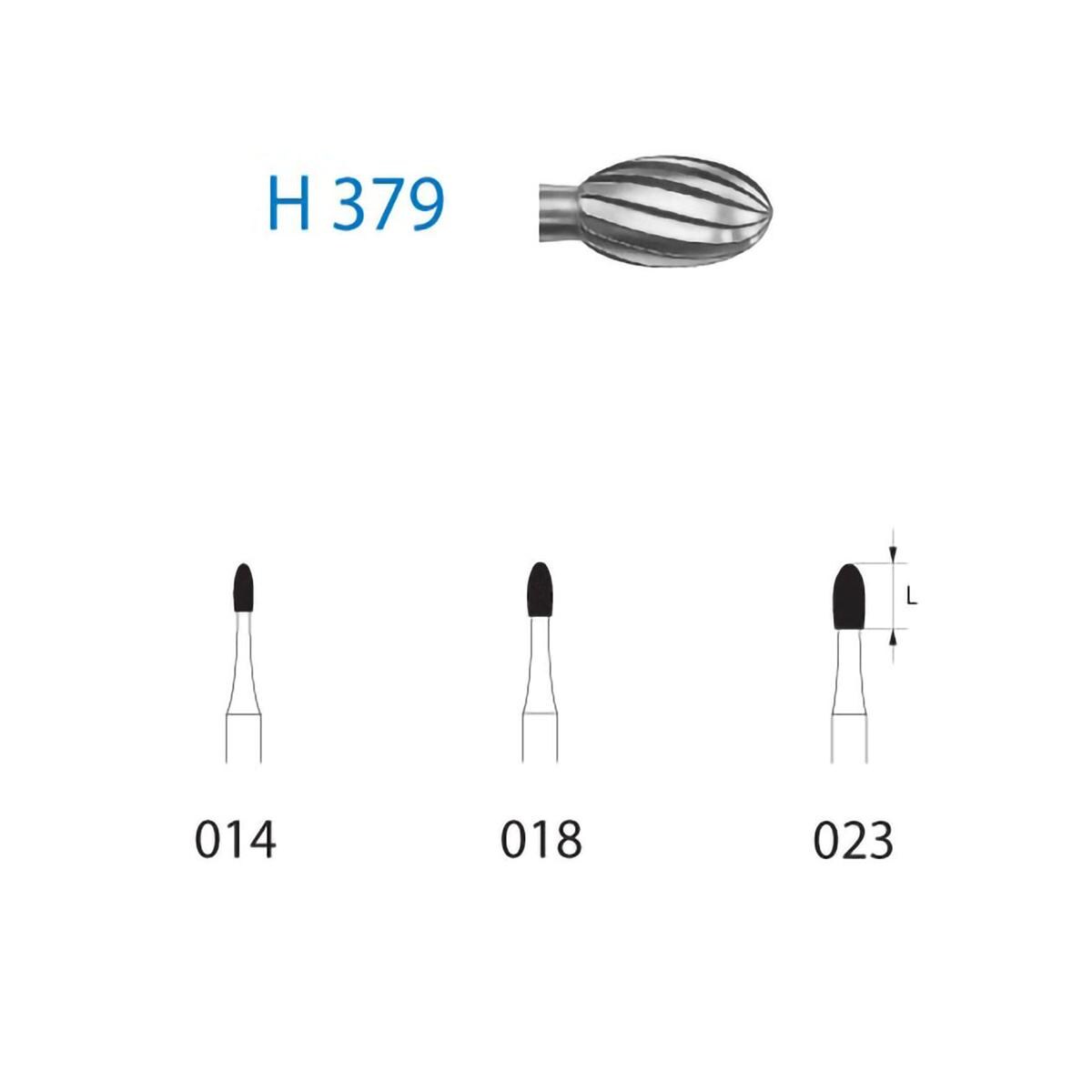 FRESA TUNGSTENO CA H379 204 018 5U - KOMET