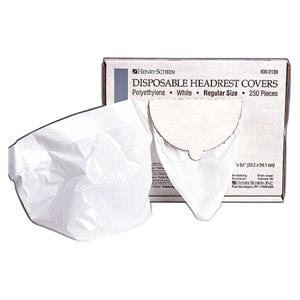 FUNDAS DE CABEZAL PLÁSTICO 29 X 24 CM BLANCO 250U - HENRY SCHEIN