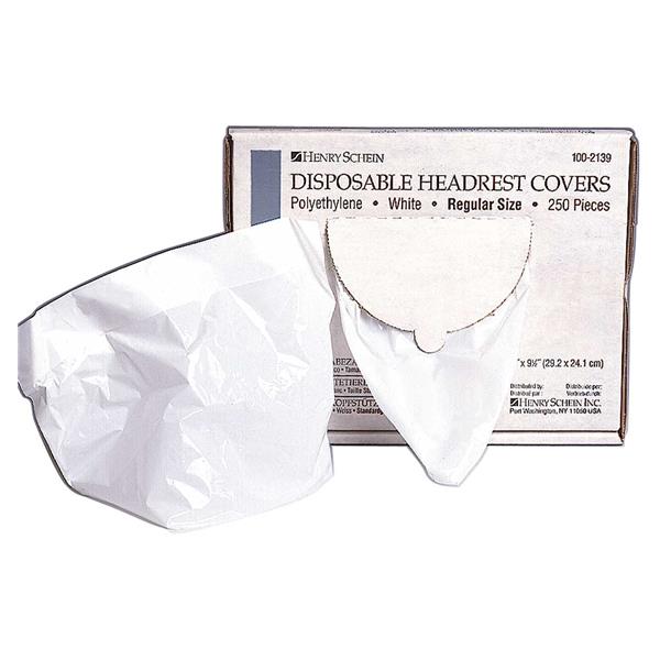 FUNDAS DE CABEZAL PLÁSTICO 29 X 24 CM BLANCO 250U - HENRY SCHEIN