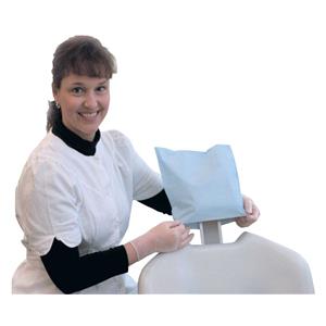 FUNDAS CABEZALES AZULES 27X28CM 100U- CYBERTECH