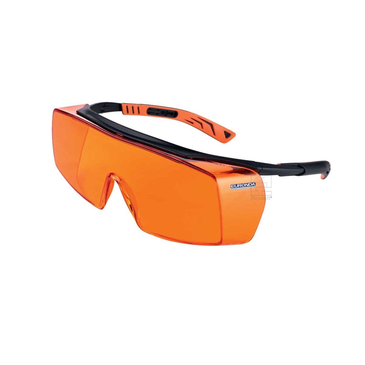 GAFAS PROTECTORAS MONOART CUBE NARANJA 1U. - EURONDA