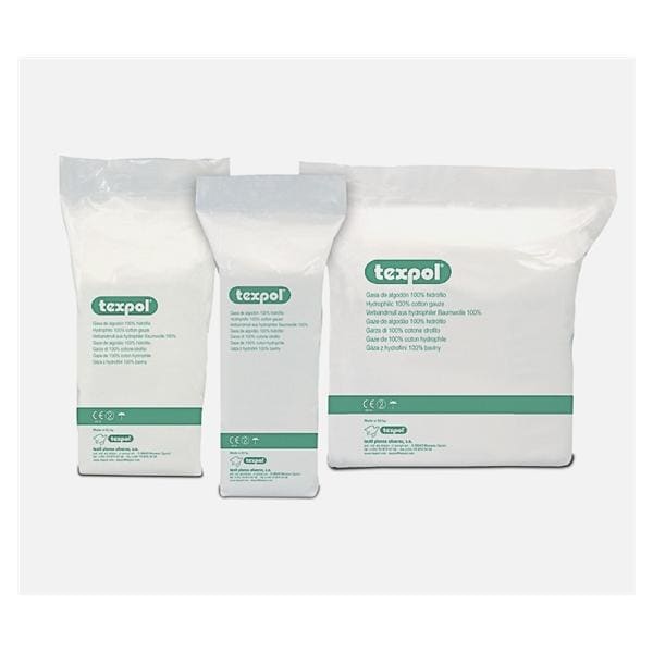 GASA ALGODON NO ESTERIL 17H 8C 8X6CM 2500U TEXPOL