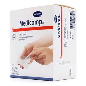 GASAS MEDICOMP TEJIDO NO TEJIDO ESTÉRIL 7,5 X 7,5CM 40 SOBRES X 5U HARTMANN