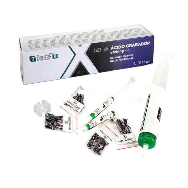 GEL ACIDO GRABADOR MAXI 1X60G+2X3,5G- DENTAFLUX