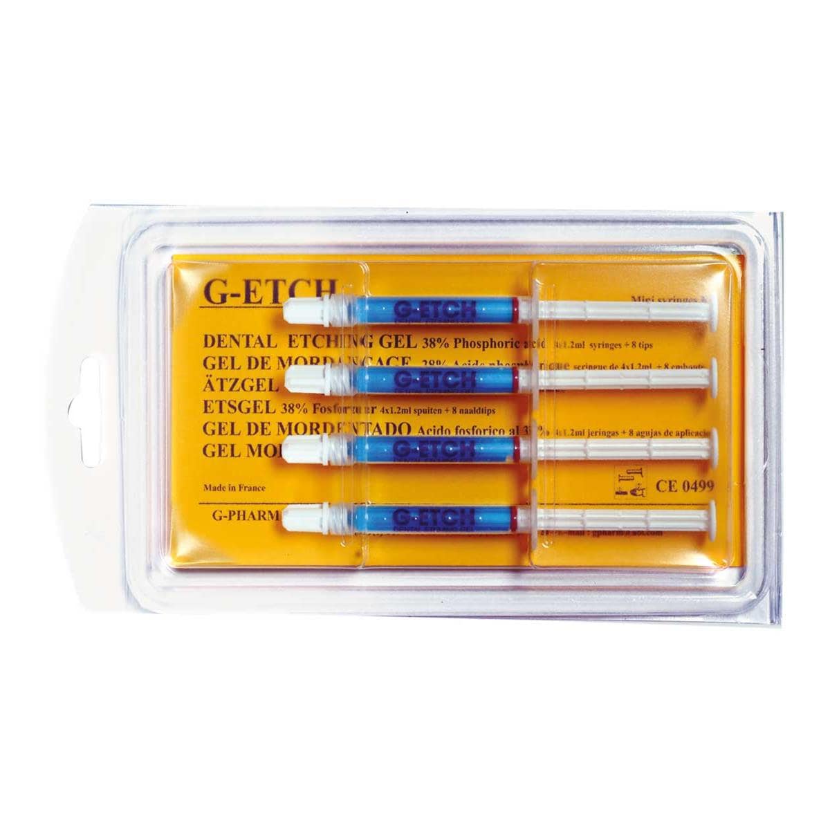 GEL ÁCIDO GRABADOR G-ETCH MINIKIT 4X1 5ML - ELSODENT