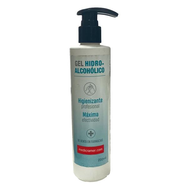GEL HIDROALCOHÓLICO DE MANOS CON DOSIFICADOR 250ML