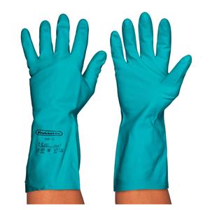 GUANTE NITRILO QUIMICO VERDE M 12PARES RUBBEREX