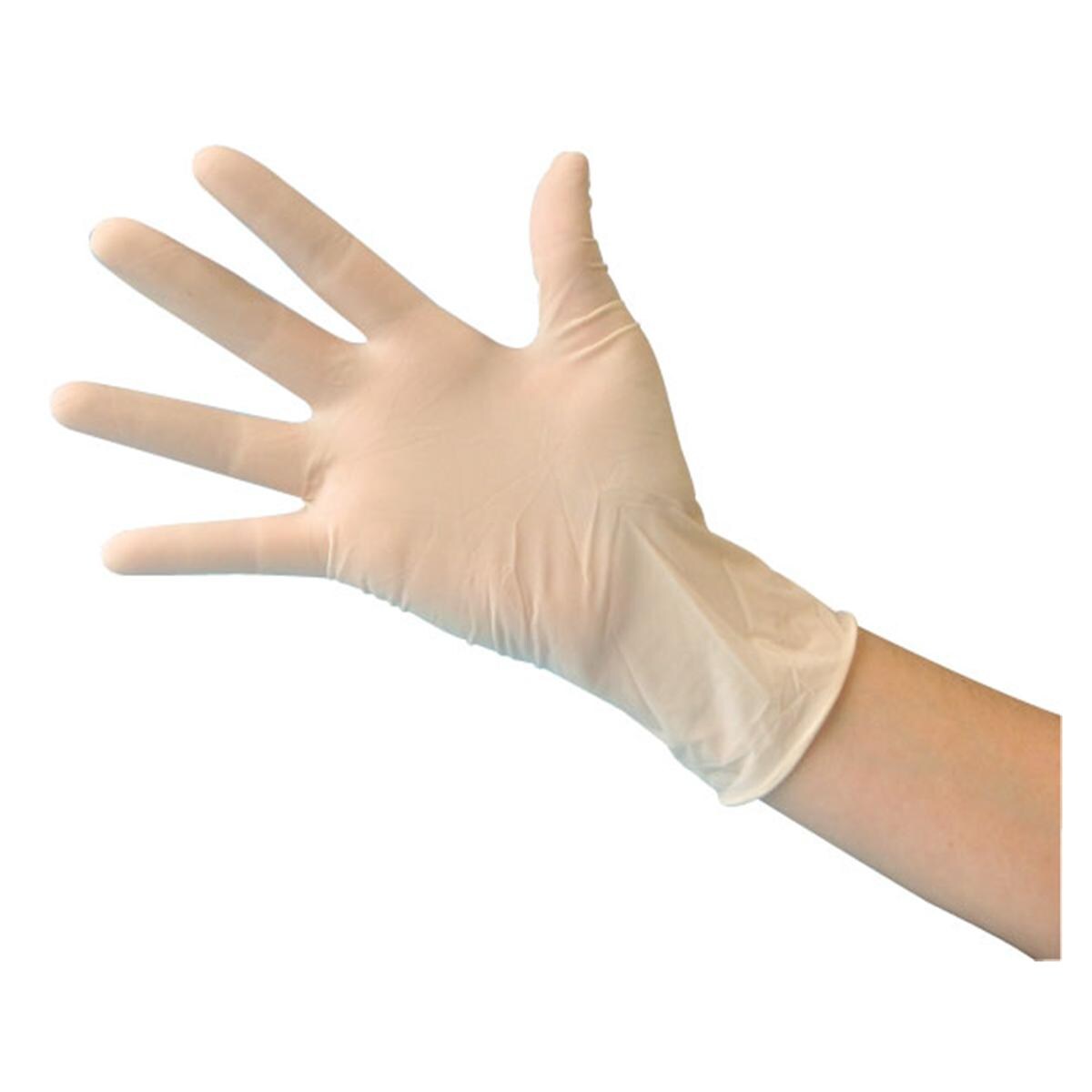 Guante de latex con polvo 100U Grande