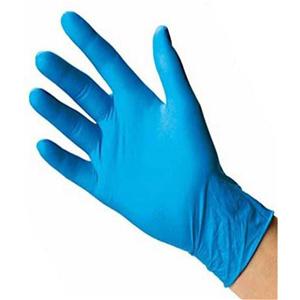 GUANTES EXAMEN NITRILO S/P AZUL ECONÓMICO S 100U -SANICEN