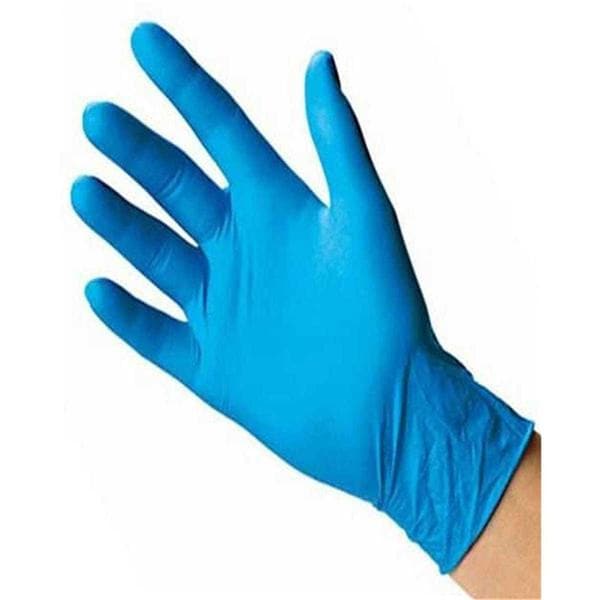 GUANTES NITRILO ESSENTIALS AZUL S/POLVO S 100U - HENRY SCHEIN