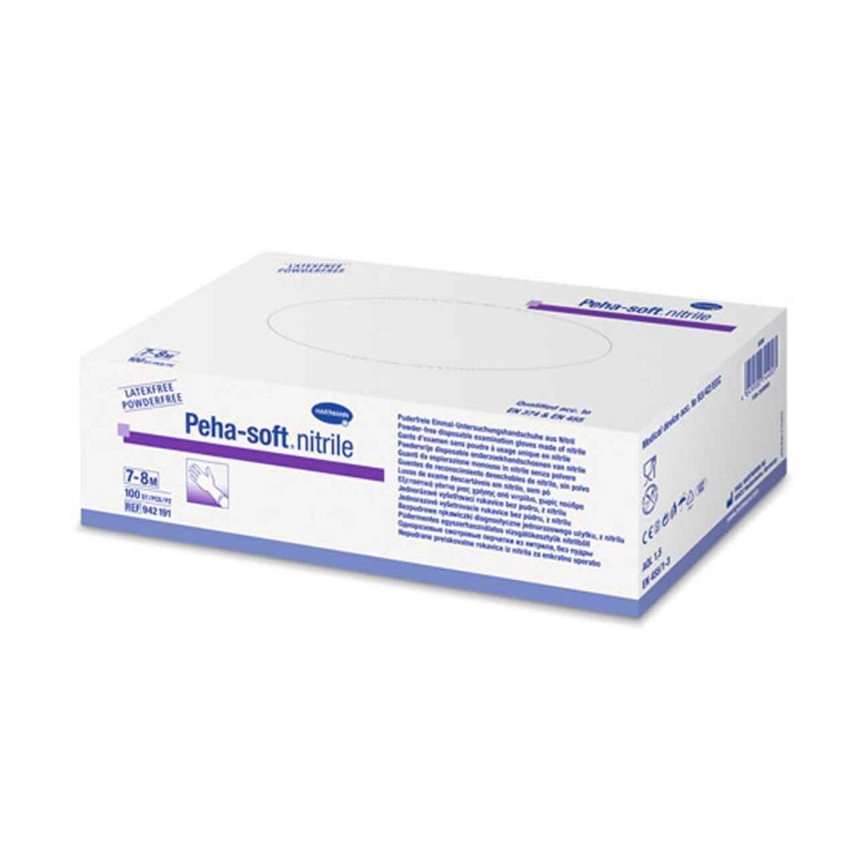 PEHA SOFT GUANTES NITRILO ESTERILES M 50U HARTMANN