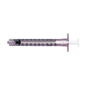 JERINGA 3 CUERPOS CON CONEXIÓN LUER LOCK 1 ML 100U