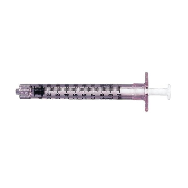 JERINGA 3 CUERPOS CON CONEXIÓN LUER LOCK 1 ML 100U