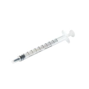 JERINGAS 3 PIEZAS CONO LUER CONCÉNTRICO 1ML.