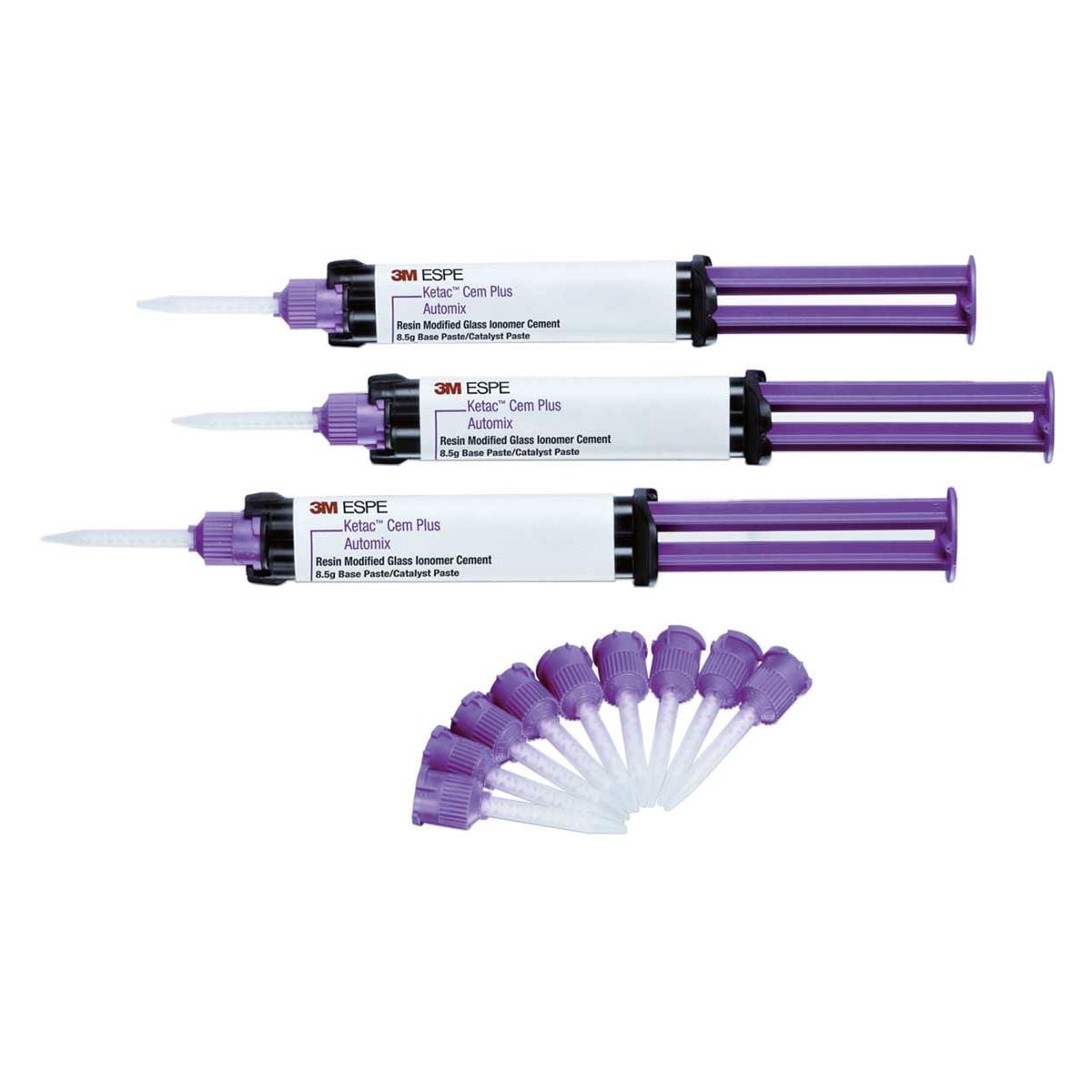 KETAC CEM PLUS AUTOMIX JERINGA KIT PROMO 3 JERINGAS 8,5GR + 36 PUNTAS - 3M